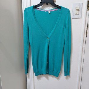 Beautiful Deep V Cardigan Gold Buttons Forgot Brand Name Size Large